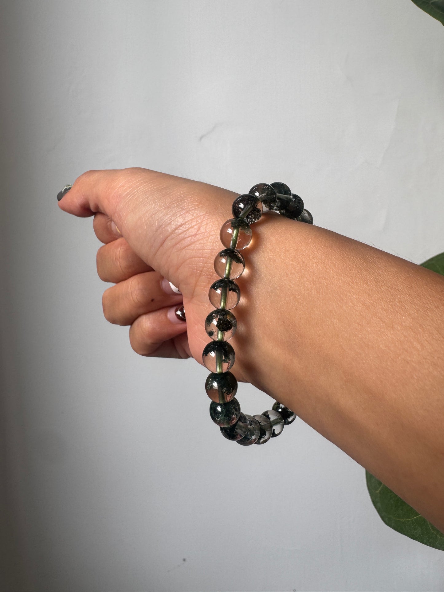 綠幽靈手串7.5mm Green Phantom Quartz Bracelet 7.5mm #2