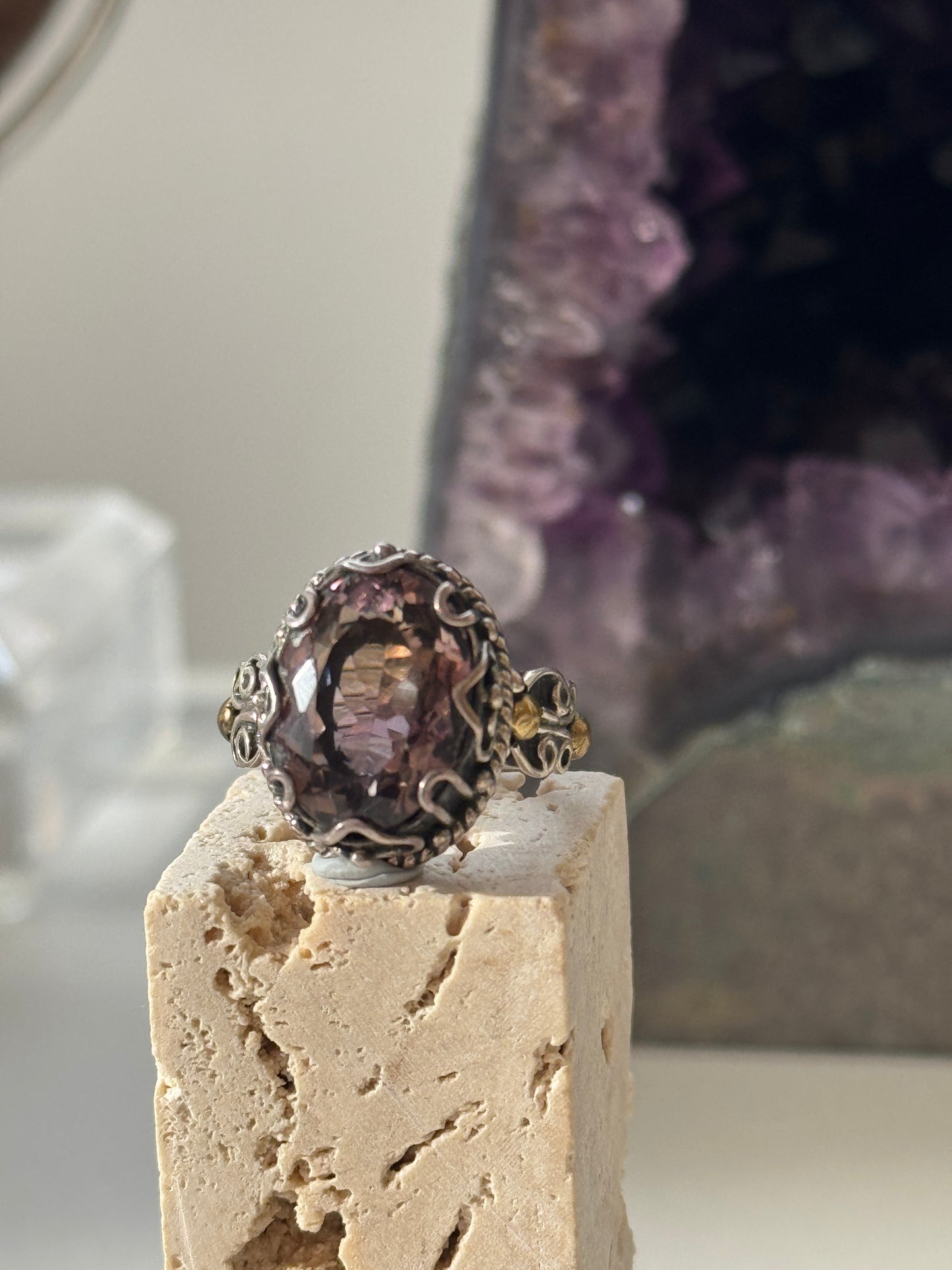 紫黃晶戒指Ametrine Ring
