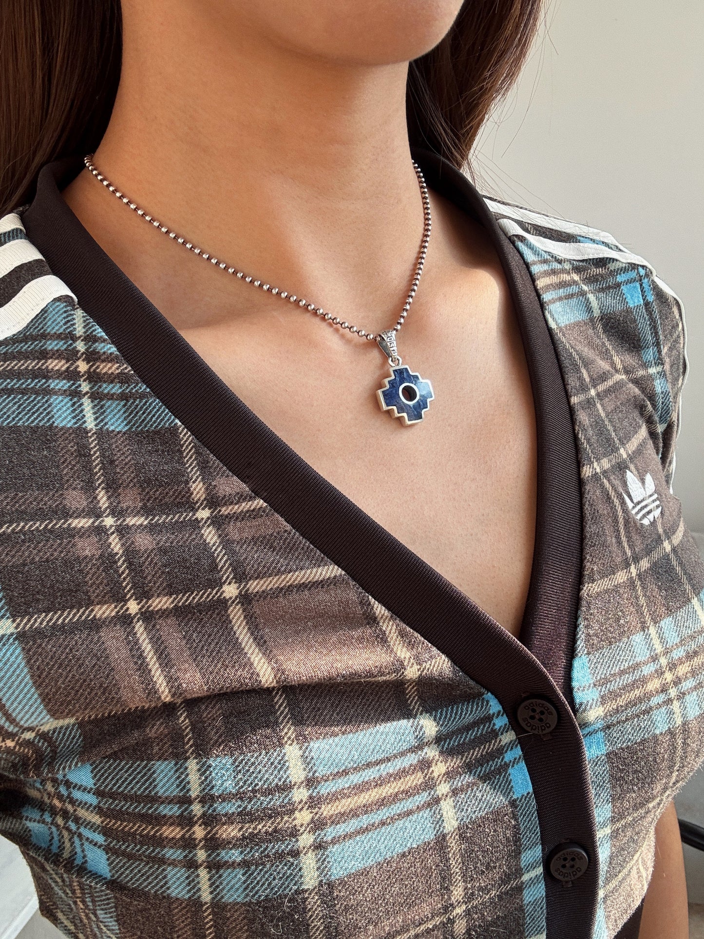 印加十字架青金石吊咀Inca Cross Lapis Lazuli Pendent