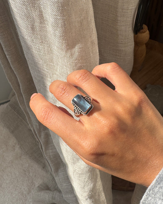 海藍寶長方介指