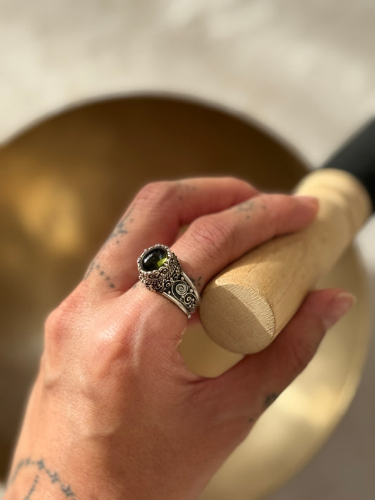 綠碧壐戒指Green Tourmaline Ring