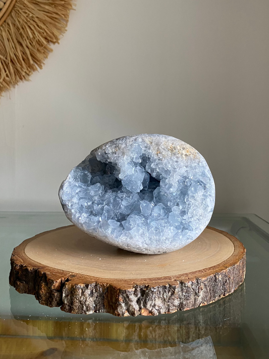 天青石蛋蛋 Celestite Egg