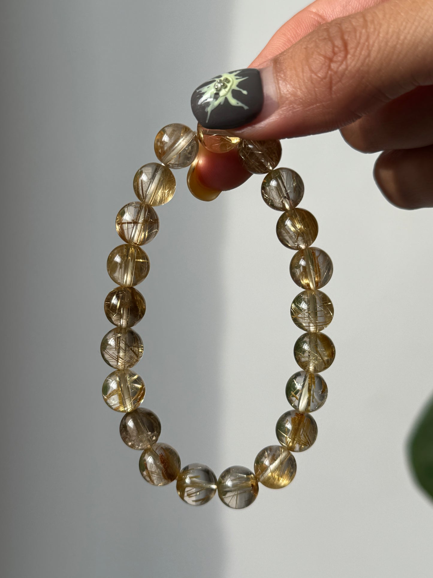金髮晶手串9.5mm Rutilated Quartz Bracelet Bracelet 9.5mm #3