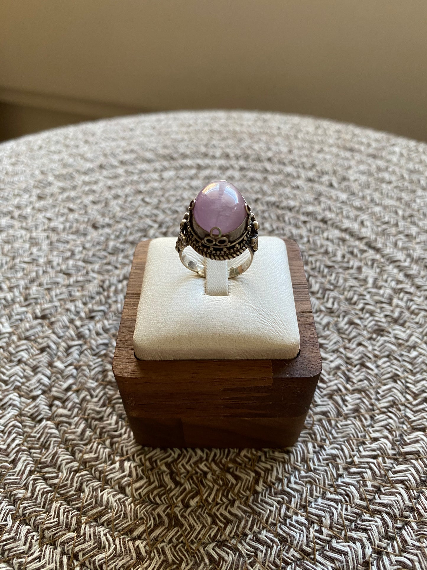 紫鋰輝石蜻蜓戒指 Ring Dragonfly in Kunzite