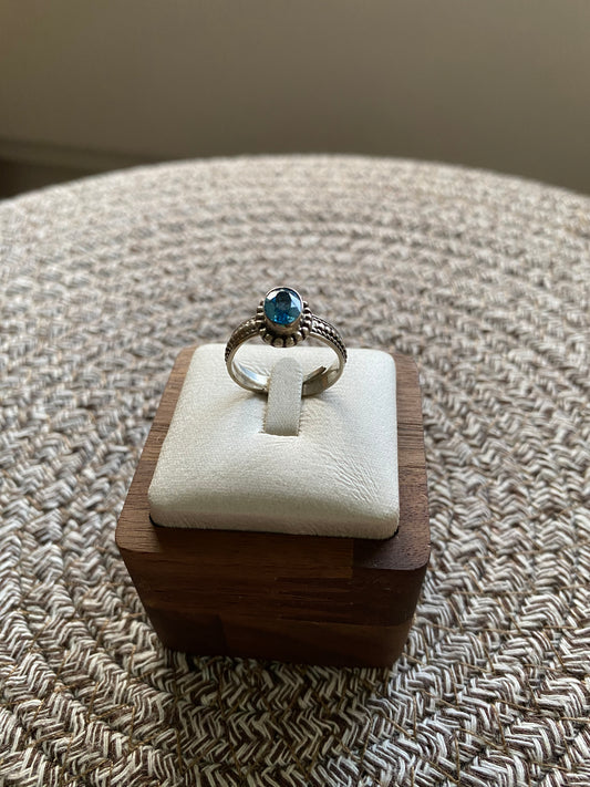 拓帕石橢圓戒指 Topaz Oval Ring